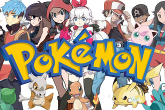 draw you as a pokemon trainer