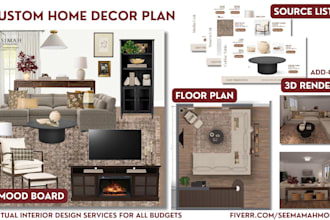 create interior design mood boards