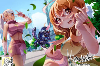draw awesome fanarts and ori character for you