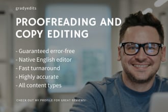 write and edit US and aus content, blogs, scripts, books
