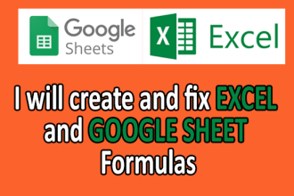 create and fix excel and google sheet formulas