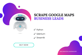 google map data scraping