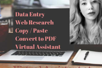 data entry jobs, copy paste, web research