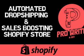 create a branded one product shopify dropshipping store