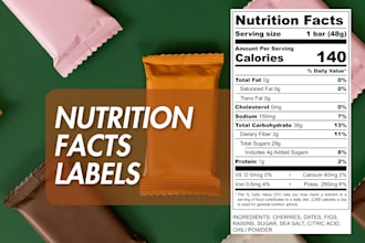 create your nutrition facts labels