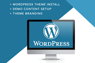 install wordpress theme and plugins