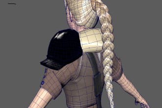 do 3d model rendering, rigging, and animations on maya