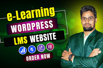 build elearning lms website using tutor lms learndash