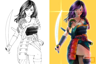 draw stunning comic or manga page from your script