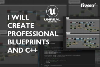 create or fix mechanics in blueprint or cpp in unreal engine