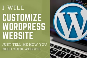 wordpress customization or wordpress theme customization