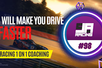 give 1 on 1 coaching on iracing