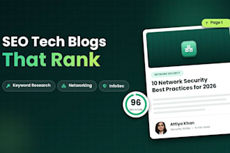 write SEO blogs computer networks and information security