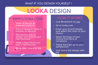 create high resolution logo from your looka designs