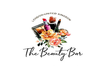 do wonderful awesome cosmetics beauty makeup logo design