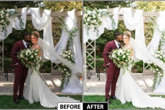 do family photo and wedding photo editing professionally