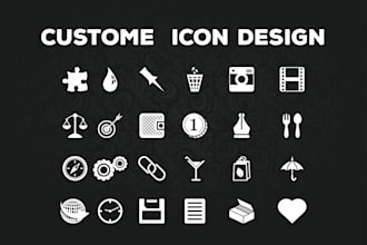 design flat line art icon set or nft for app or website