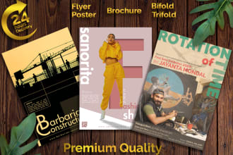 do print ready flyer, brochure, catalog or any graphic design