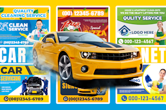 design car and truck magnet sign
