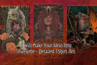 do an awesome t shirt design for band and brand