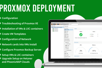 install and configure proxmox onprem and cloud server