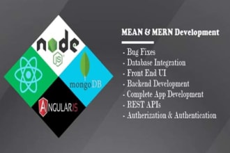 do full mean mern stack development