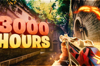 make a valorant montage thumbnail