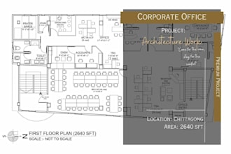 design floor plan, layout, section, elevation for your space