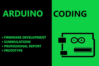 do arduino programming esp32 coding , esp8266,  and iot projects