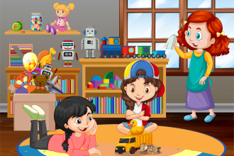 draw kids book  and storybook illustration
