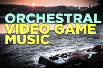 compose 1 to 5 tracks of orchestral video game music