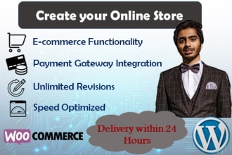 design an ecommerce website on wordpress using woocommerce