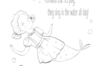 draw you a children coloring book