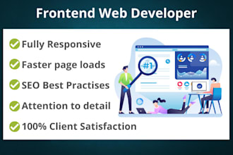 be your front end developer