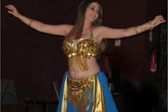 do a 1 minute bellydance to any song