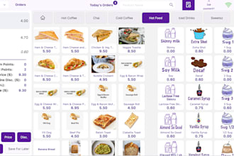 provide pos software for restaurant fast food café shop