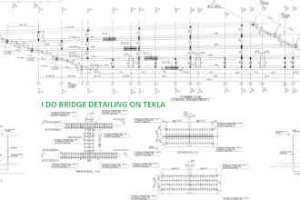 professional bridge tekla detailing