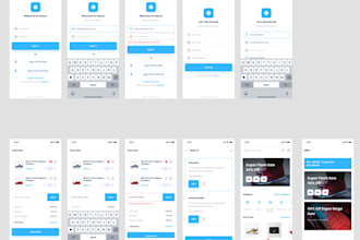 develop a flutter app in android and ios