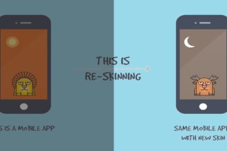 develop, reskin, and remove crashes or bugs in the ios app