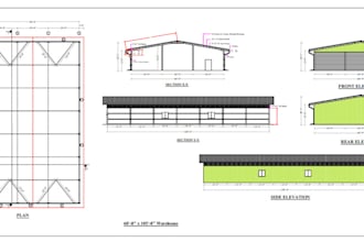 develop autocad sketches and convert pdf, images to autocad sketches