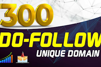 make 300 unique domain SEO dofollow blog comment