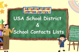 collect a list of USA school contacts