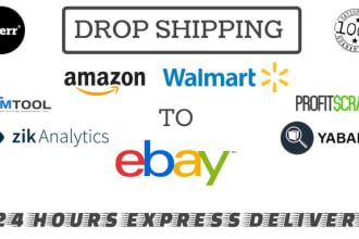 do walmart to ebay dropshipping product listing