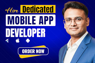 be your dedicated mobile app developer for ios and android