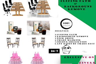 do 25 image background remove by photoshop clipping path