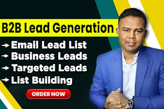 do targeted b2b lead generation, linkedin leads and prospect email list building