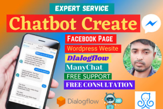 create a chatbot for websites or facebook messenger
