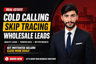 do real estate cold calling and wholesale leads skiptracing