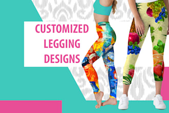 create cool yoga pants and legging designs