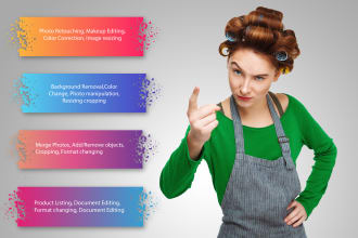 be your personal photoshop expert and graphic designer